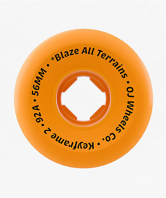 OJ x Realtree Keyframes 56mm 92a Orange Skateboard Wheels