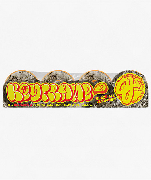 OJ x Realtree Keyframes 56mm 92a Orange Skateboard Wheels