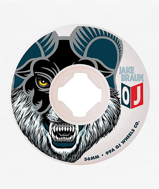 オージェー OJ WHEELS ELITE HARD LINE 99A 56mm 56mm Eric Dressen Koi Elite White Hardline 99a OJ Wheels – Donut
