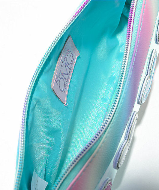 OMG Accessories Hearts Icy Clear Glazed Wristlet | Zumiez