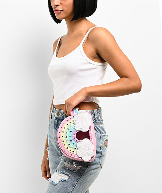 OMG Accessories Rainbow Clear Pouch | Zumiez