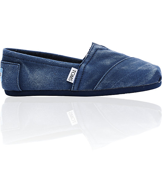navy toms on sale