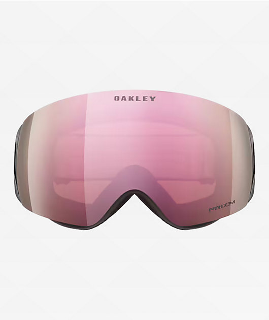 Oakley Flight Deck M Matte Black & Rose Gold Iridium Prizm Snowboard Goggles
