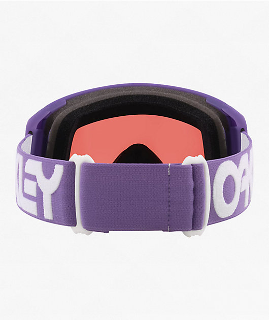 Oakley Flight Tracker M Prizm Sapphire Iridium & Matte Lilac Snowboard Goggles