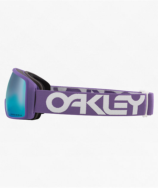 Oakley Flight Tracker M Prizm Sapphire Iridium & Matte Lilac Snowboard Goggles