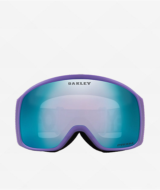 Oakley Flight Tracker M Prizm Sapphire Iridium & Matte Lilac Snowboard Goggles