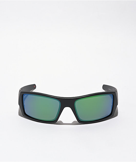 Oakley Gascan Matte Black Green High Resolution Sunglasses Zumiez