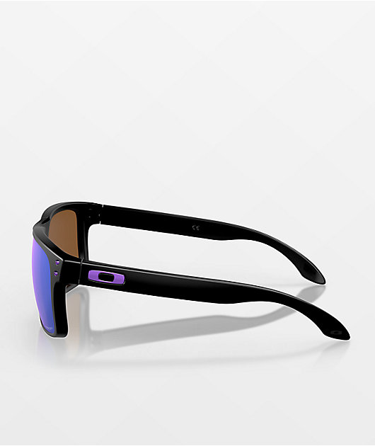 Oakley Holbrook Matte Black Prizm Violet Sunglasses