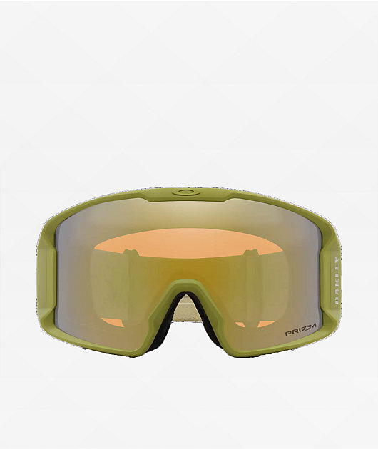 Oakley Kotsenburg Line Miner L Prizm Gold Iridium & Sage Snowboard 