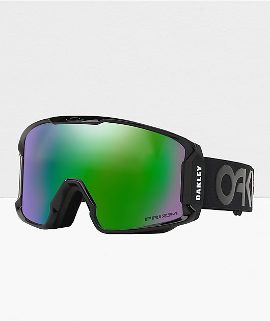 Oakley Line Miner Jade & Black Snowboard Goggles