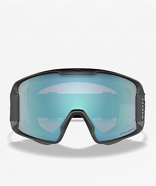 Oakley Line Miner L Blackout & Sapphire Iridium Prizm Snowboard