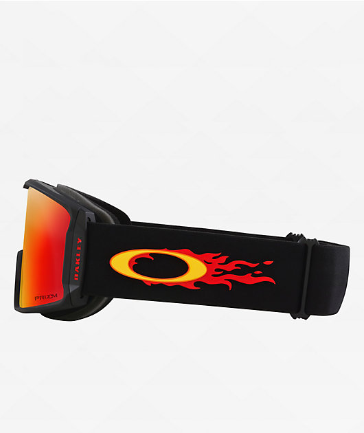 スキー・スノーボードアクセサリー OAKLEY LINE MINER Prizm Torch Iridium Oakley Rinnekangas Line Miner L Prizm Torch Iridium & Black