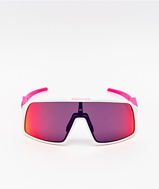 Oakley Sutro Matte White & Pink Prizm Sunglasses