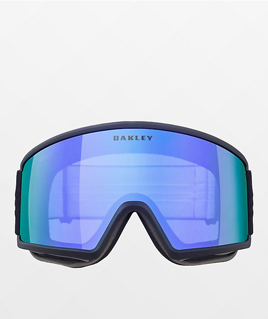 Oakley Target Line L Violet Iridium & Matte Black Snowboard Goggles