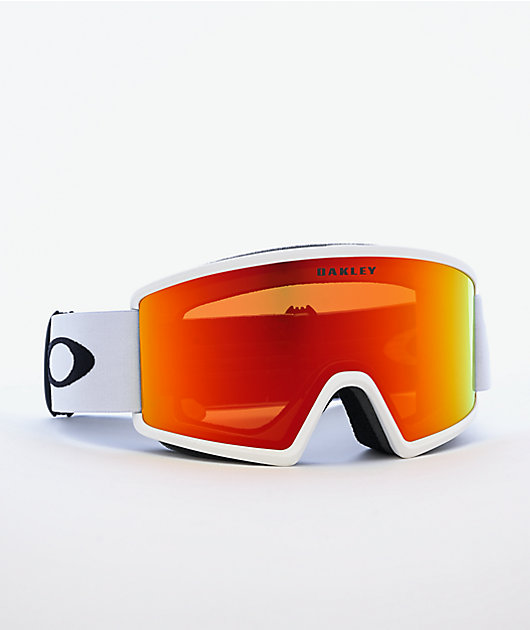 Target Line L gafas de snowboard blanco y iridio