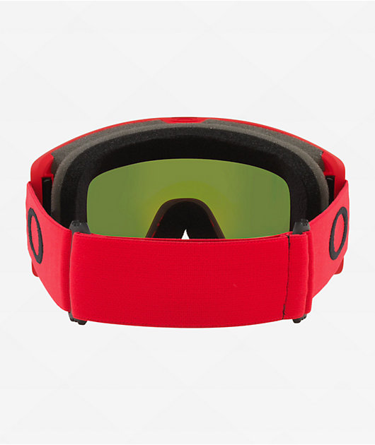 Oakley Target Line M Fire Iridium & Redline Snowboard Goggles