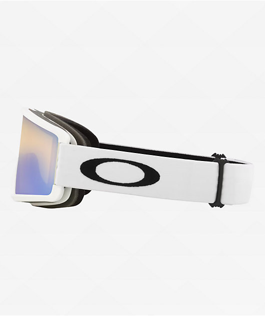 Oakley Target Line M High Intensity Yellow & Matte White Snowboard Goggles