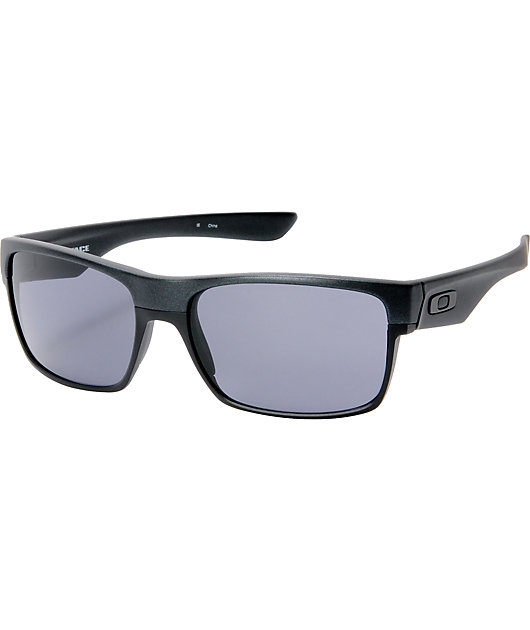 Oakley Twoface Steel Black Grey Sunglasses Zumiez