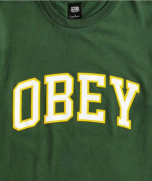 Obey Academic Green T-Shirt