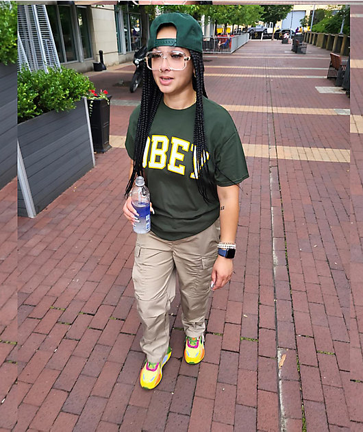 Obey Academic camiseta verde