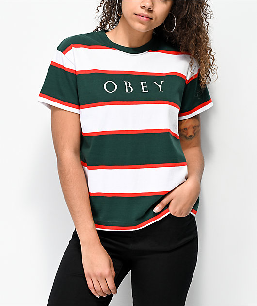 Obey Acid Box Green & Red T-Shirt