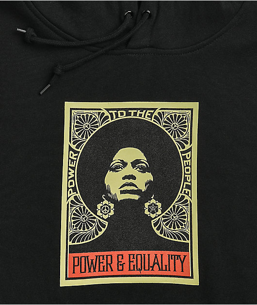 Obey Afrocentric Black Hoodie