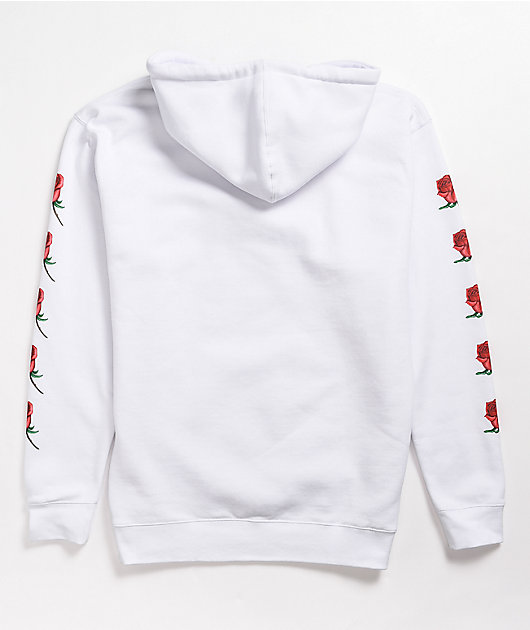 Obey airbrushed 2025 rose grey hoodie