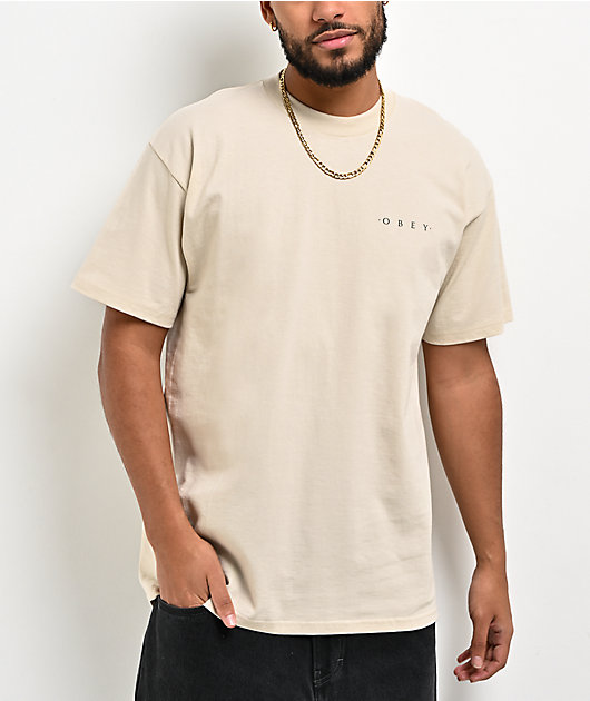 Obey Architecture Of The Universe Cream T-Shirt