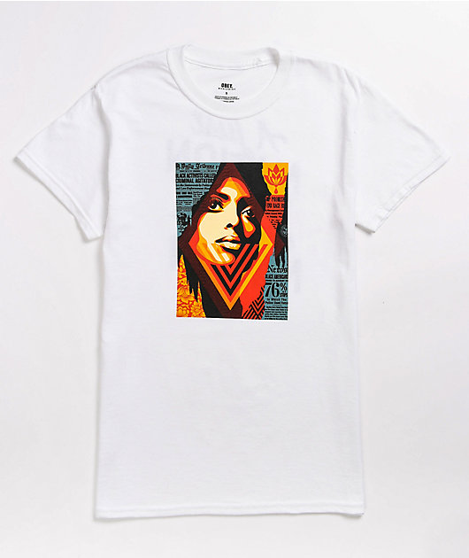 Obey Bias By Numbers White T-Shirt