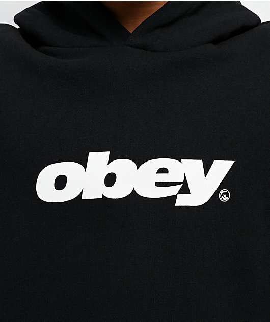 Obey Bounce Black Heavyweight Hoodie