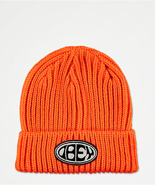 Obey Bumper Flame Orange Beanie