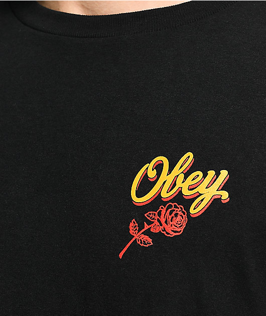 Obey Careless Whisper 2 Black Long Sleeve T-Shirt