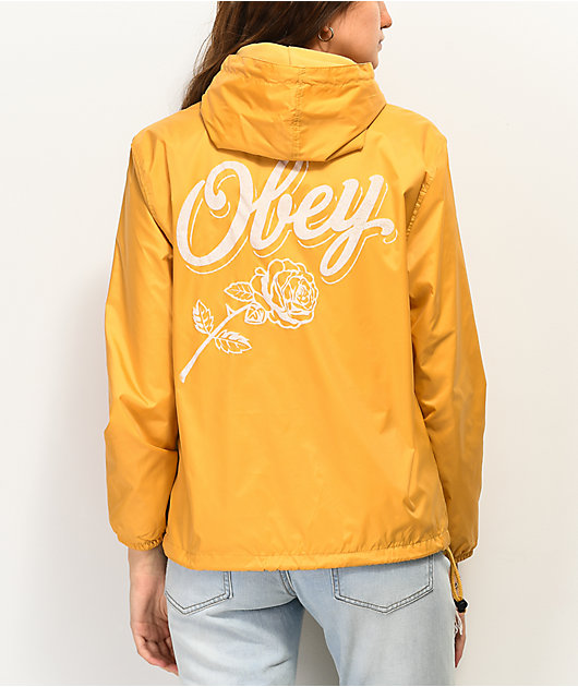 yellow obey jacket