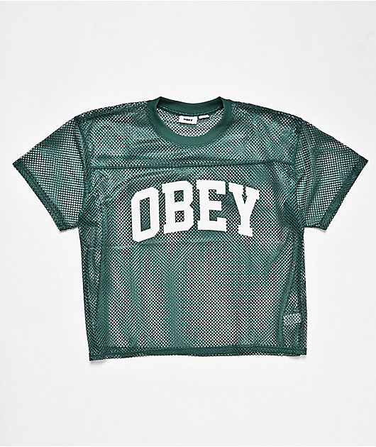 Obey Collegiate Green Jersey