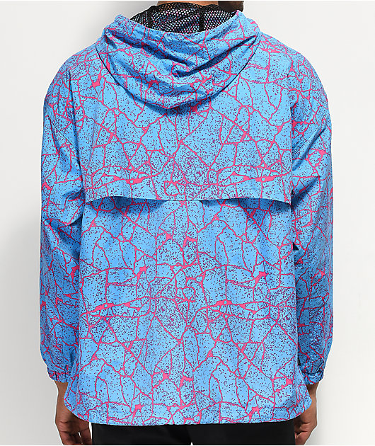 Obey Concrete Blue Anorak Jacket