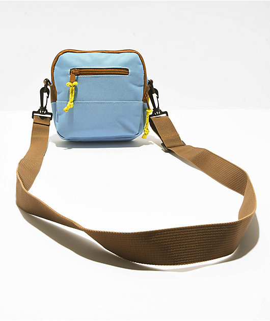 Obey Conditions Brown & Blue Crossbody Bag | Zumiez