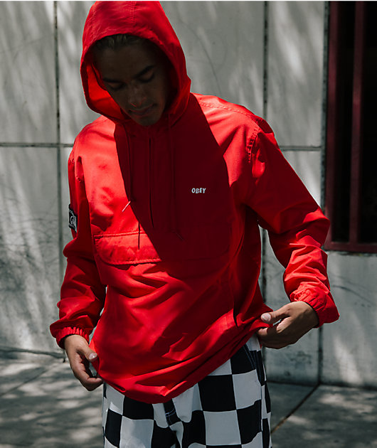 obey red jacket