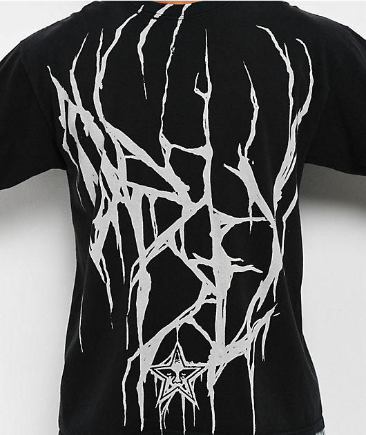 LYFT DEATH L LOGO Tシャツ ブラック Death Metal Logo Vintage Mesh Extra Big T-Shirt - Black – LÝFT