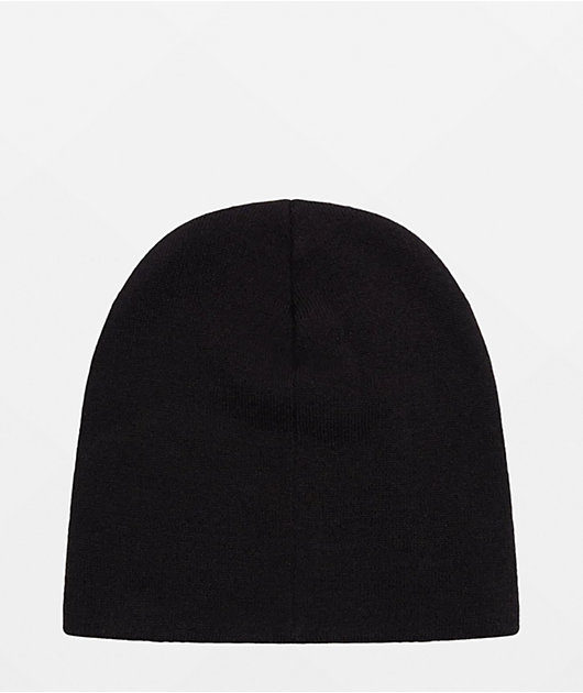 Obey Delta Logo Black Skully Beanie
