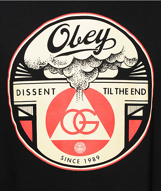 obey dissent til the end hoodie