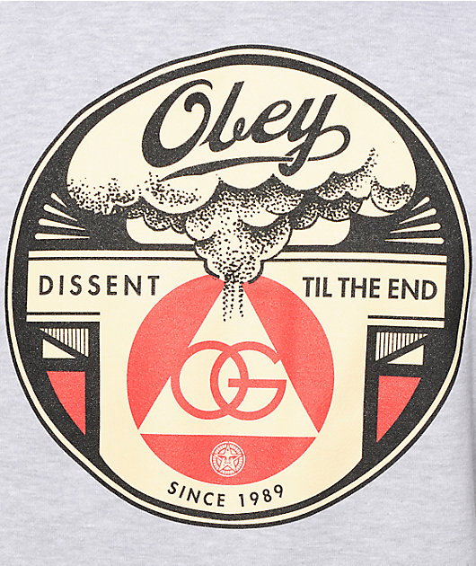 obey dissent til the end hoodie