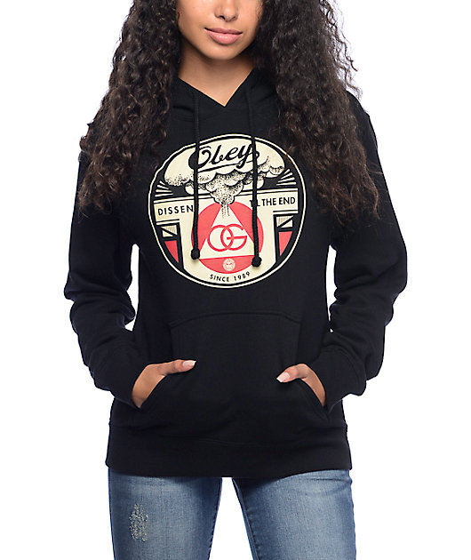 obey dissent til the end hoodie