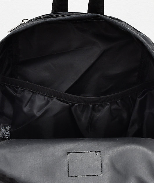 Obey Dropout Juvee Black & Symbol Pattern Backpack