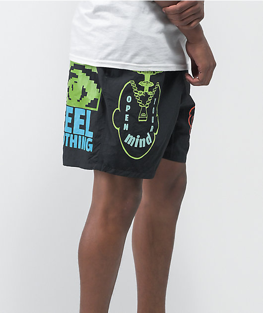 Obey Easy Does It Black Walk Shorts