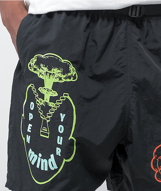 Obey Easy Does It Black Walk Shorts