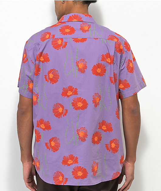 Obey Easy Relaxed Short Sleeve Button Up Shirt