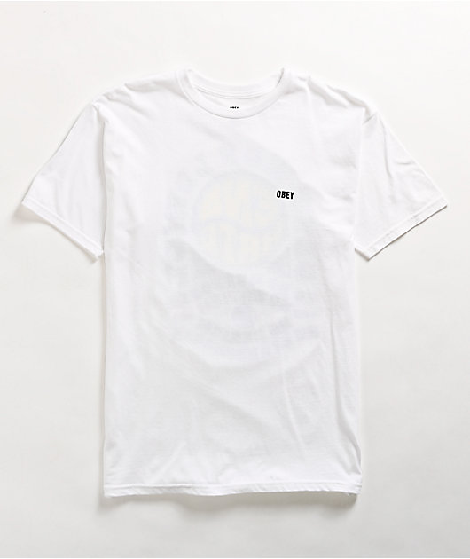 Obey End Hate White T-Shirt