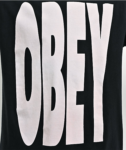 Obey Extended Black T-Shirt