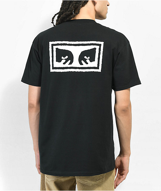 Obey Eyes 3 Black T-Shirt
