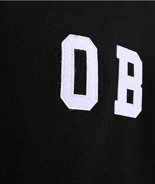 Obey Felt Extra Heavy Black Hoodie | Zumiez